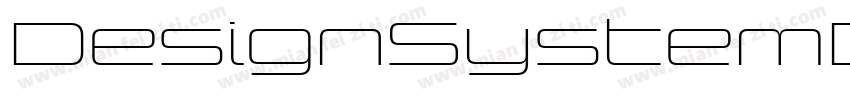 DesignSystemD 700I字体转换